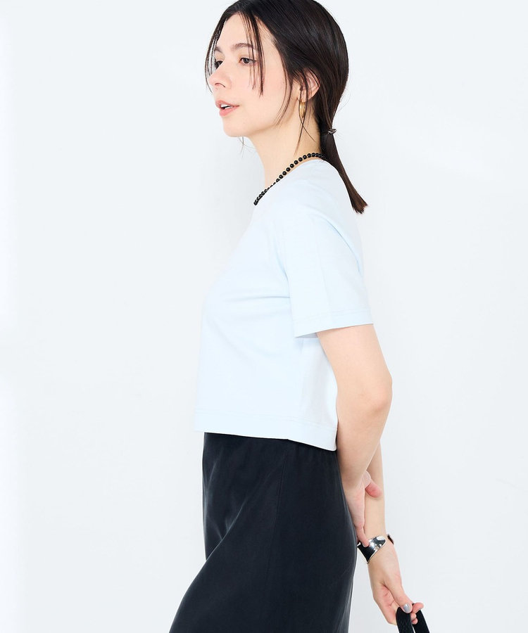 《手洗い可能》W&Wショート丈Tシャツ