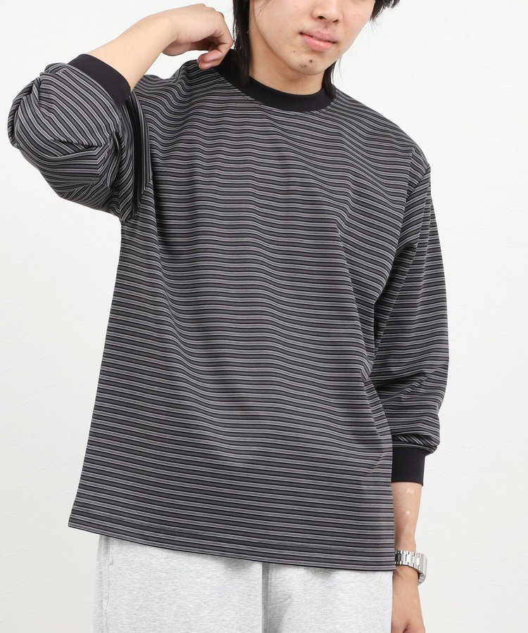 超長綿シルケットボーダーTシャツL/S 26AW