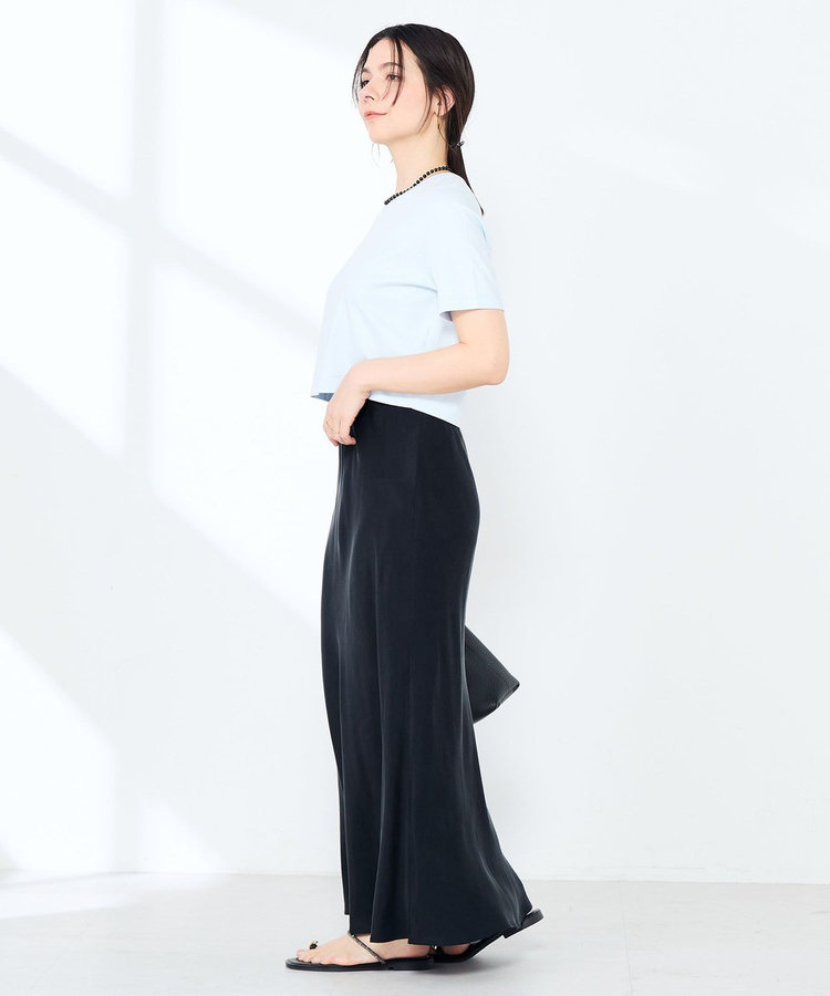 《手洗い可能》W&Wショート丈Tシャツ