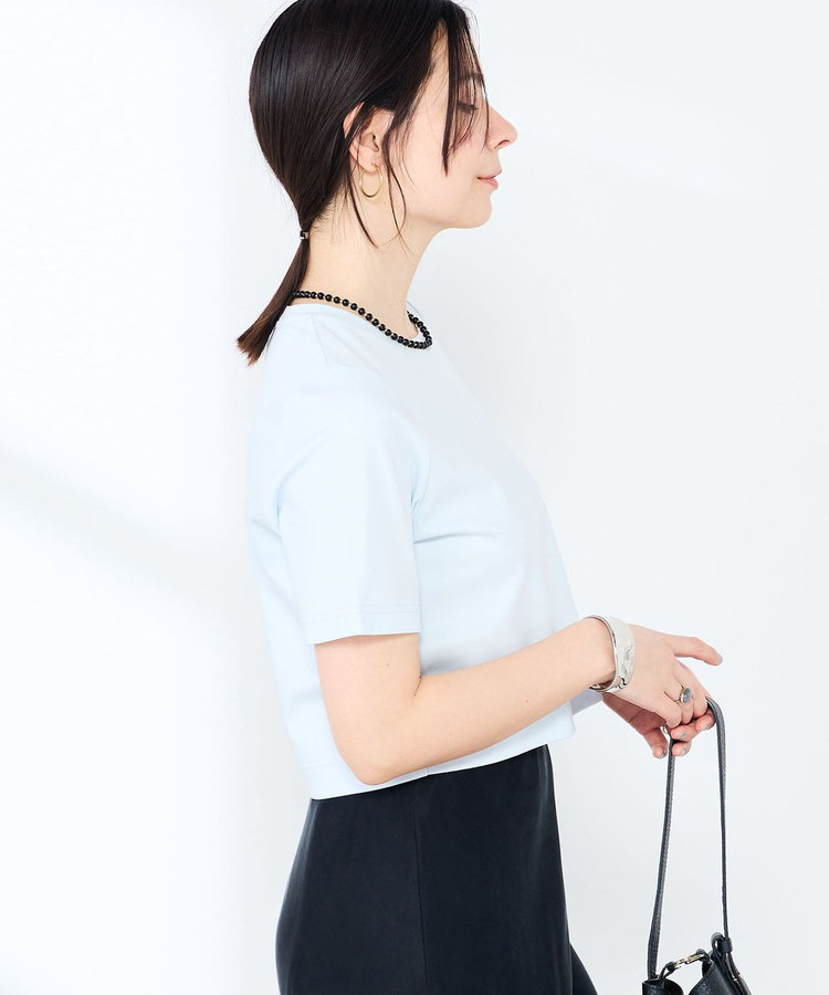 《手洗い可能》W&Wショート丈Tシャツ
