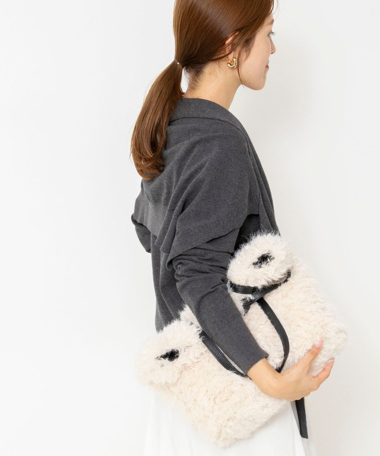 【 SHOP PRESS二見別注カラー】レイヤードピース付きVネックプルオーバー