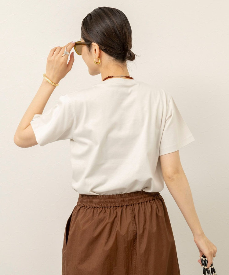 【MAQWEL/マクウェル】ウォッシャブルコンパクトコーマＴシャツ