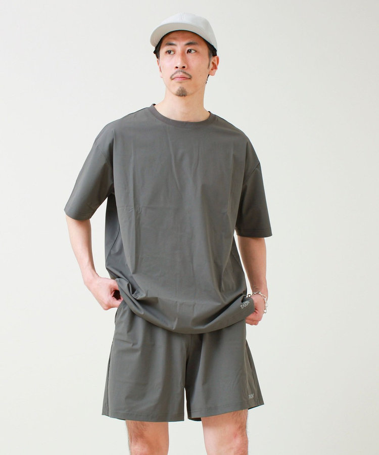 【GLOSTER×TAION】機能素材 ワンマイルセットアップ（Tシャツ＋ショーツ）