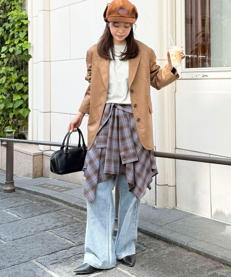 腰巻きイレヘムスカート