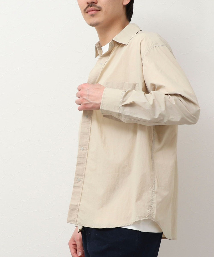 ナイロンリップ レギュラーカラーシャツ