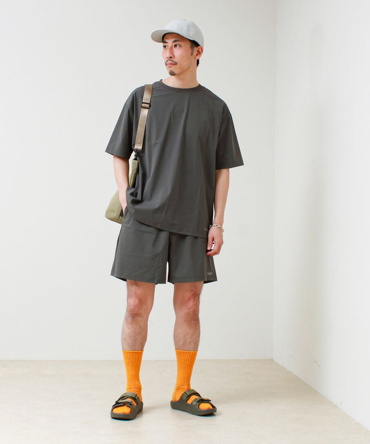【GLOSTER×TAION】機能素材 ワンマイルセットアップ（Tシャツ＋ショーツ）
