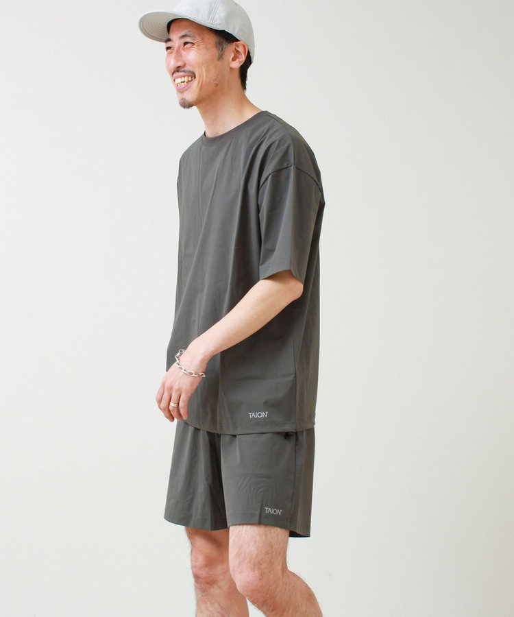 【GLOSTER×TAION】機能素材 ワンマイルセットアップ（Tシャツ＋ショーツ）
