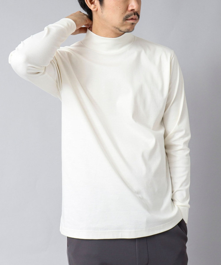 ACTIVE SECT】《限定展開》ハイゲージスムース モックネックロン