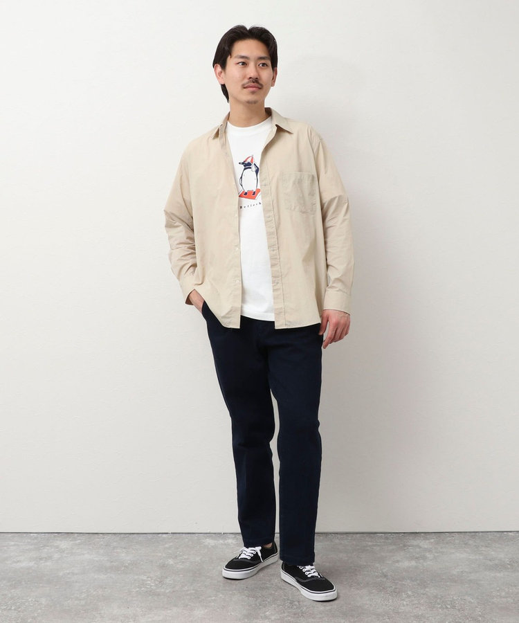 ナイロンリップ レギュラーカラーシャツ