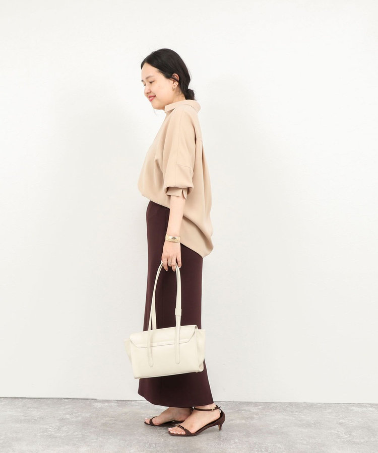 【一部WEB限定カラーアイテム】《セットアップ対応》ウォッシャブルツイルスキッパーシャツ