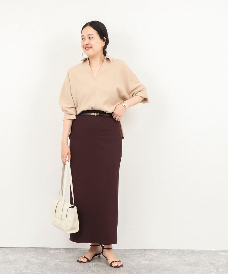【一部WEB限定カラーアイテム】《セットアップ対応》ウォッシャブルツイルスキッパーシャツ