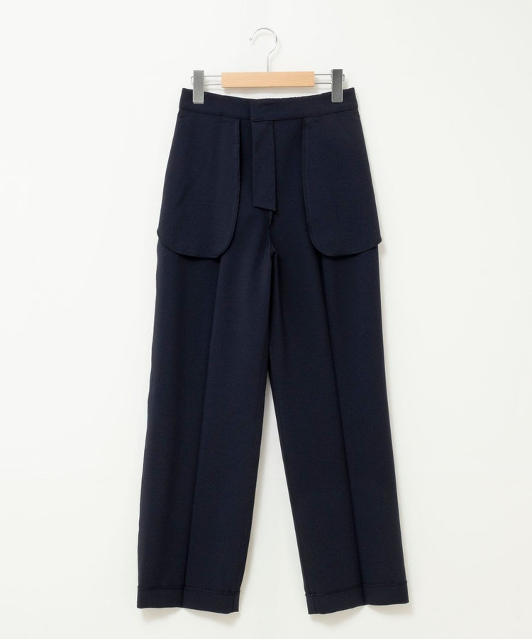 《セットアップ対応/接触冷感》【BECシリーズ】ウォッシャブルハイスペックトロセミワイドパンツ