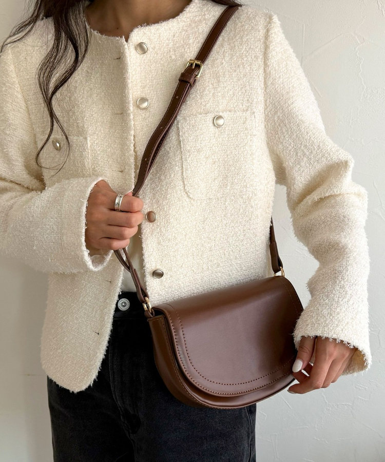 ［WEB限定 SPECIAL SALE！］フラップラウンドポシェット