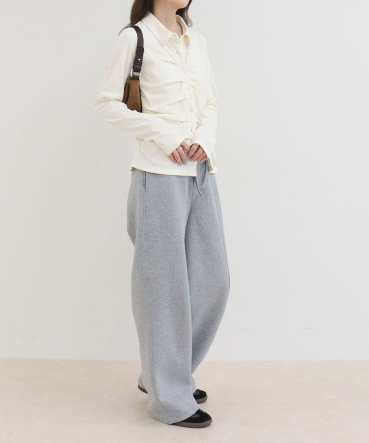 ［FREDY＆GLOSTER限定 TIME SALE！］フロントタックシャツカーディガン