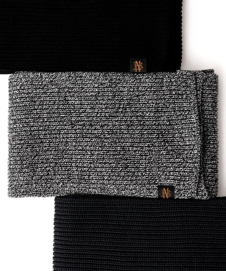 BATONER/バトナー】SOLID WOOL MUFFLER 16 ソリッドウールマフラー BN