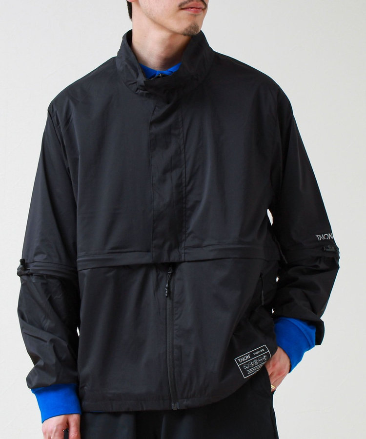 【TAION/タイオン】HI-NECK W-ZIP DETACHABLE LIGHT JACKET