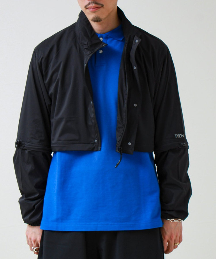 【TAION/タイオン】HI-NECK W-ZIP DETACHABLE LIGHT JACKET