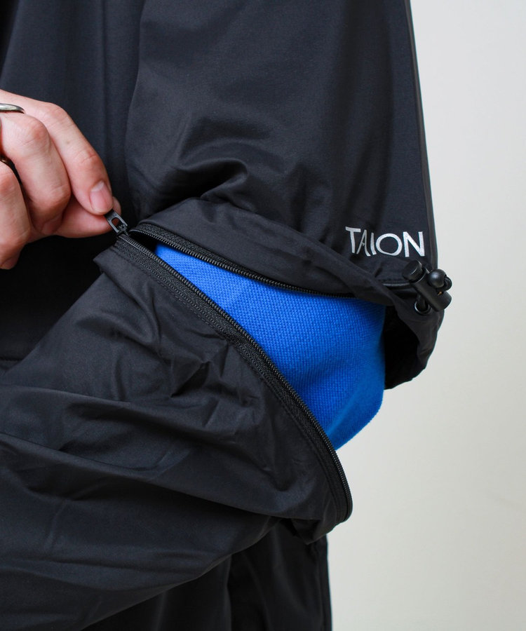 【TAION/タイオン】HI-NECK W-ZIP DETACHABLE LIGHT JACKET