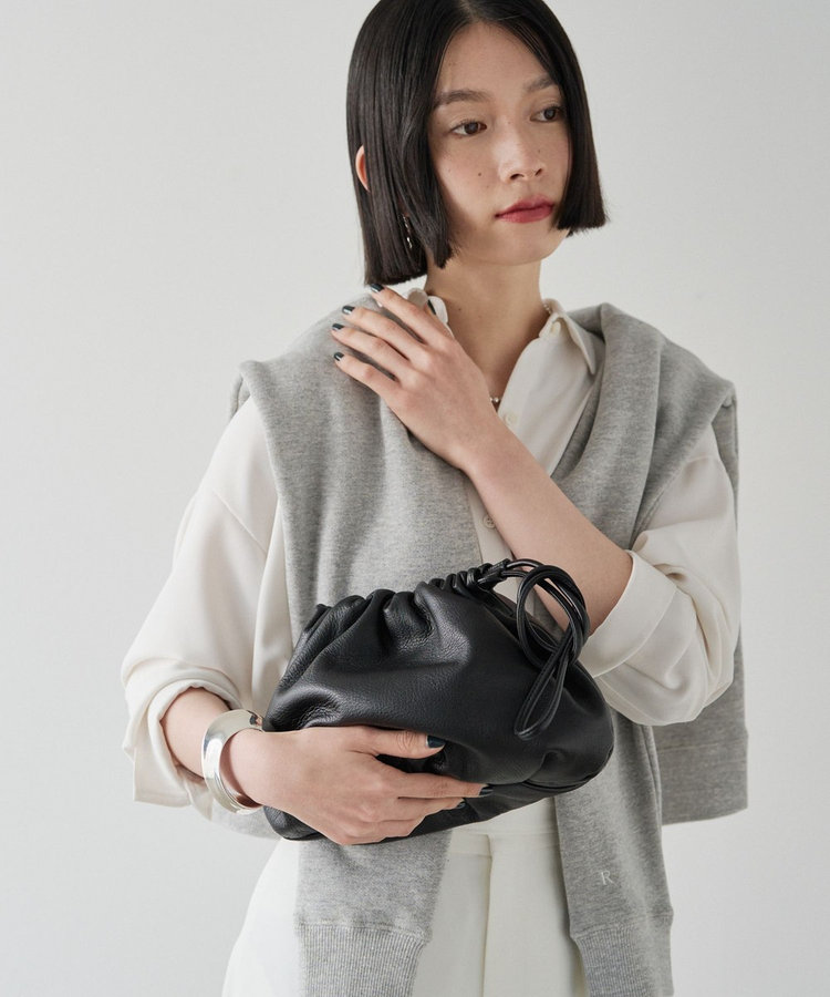 名品】4wayレザー巾着ショルダーバッグ［chi企画］/CE-1454