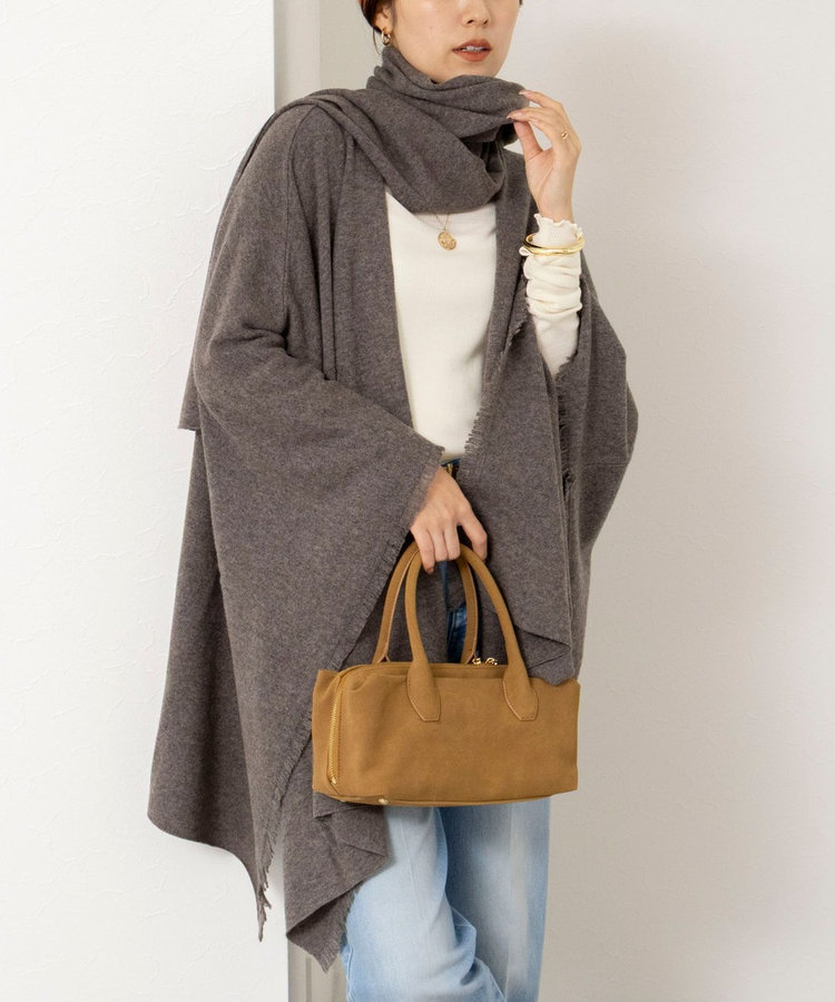 【WALANCE/ワランス】merino wool poncho stole