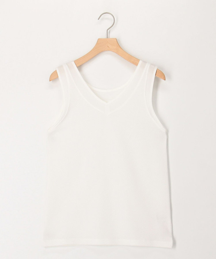 OUTLET限定 TIME SALE！］ラッセル編シアー切替2WAYタンクトップ（5