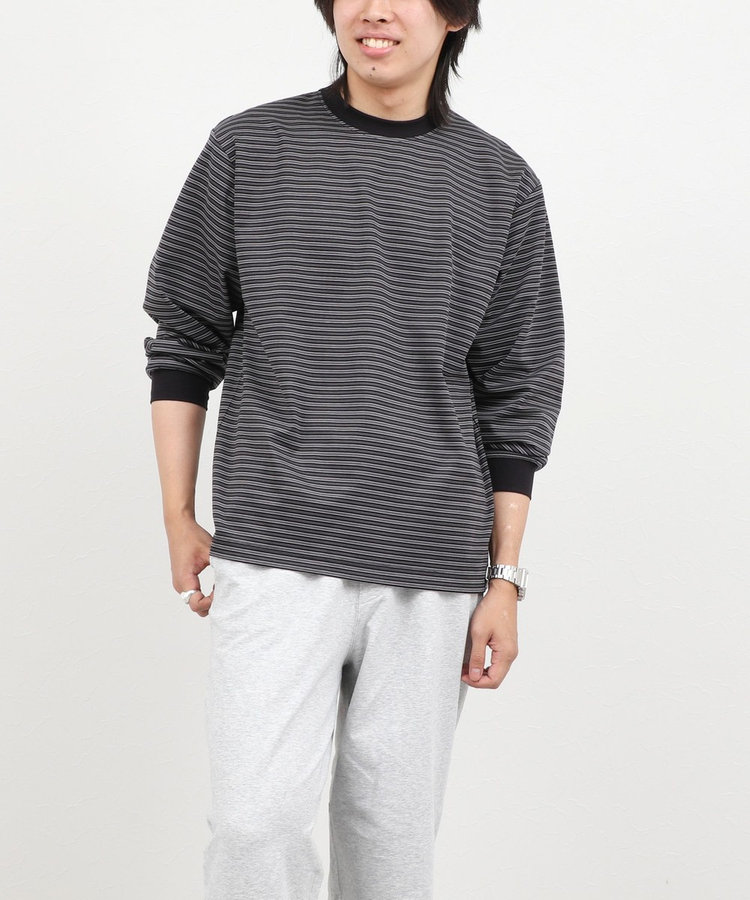 超長綿シルケットボーダーTシャツL/S 26AW