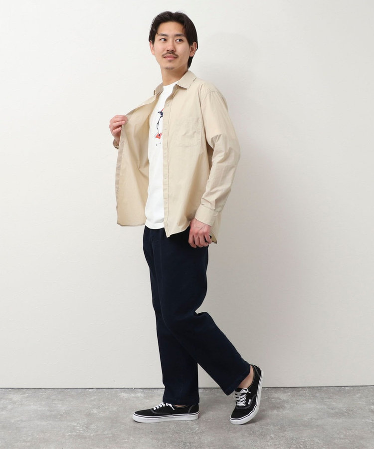 ナイロンリップ レギュラーカラーシャツ