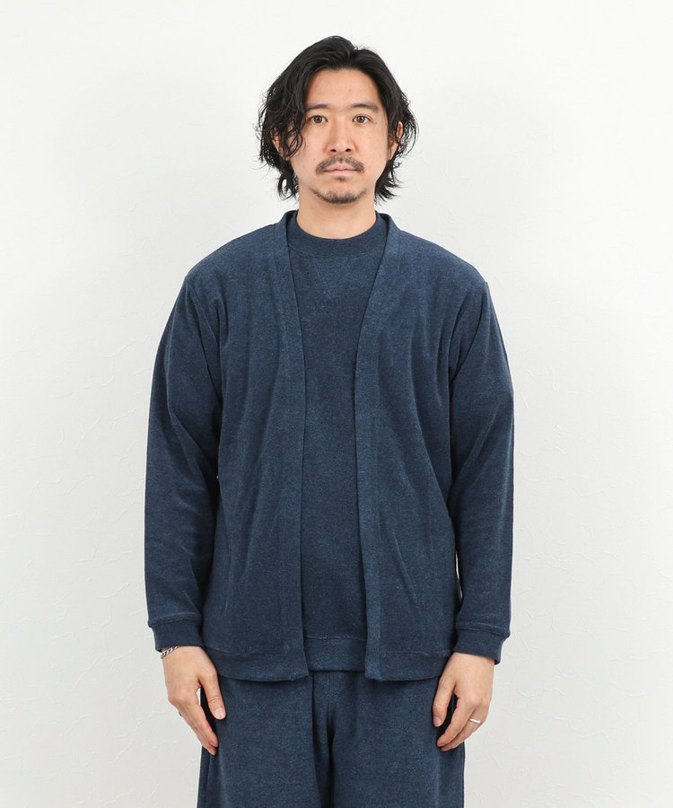 《セットアップ対応》ボタンレス パイルカーディガン 26SS
