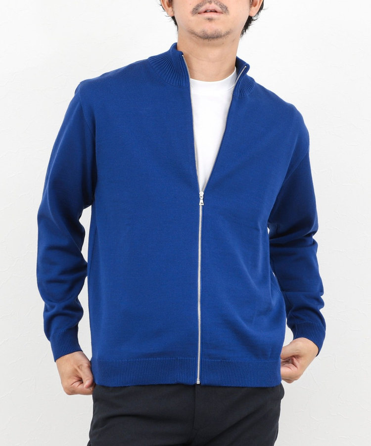 【ACTIVE SECT】《限定展開》デオドラント加工 スタンドジップカーディガン 25AW