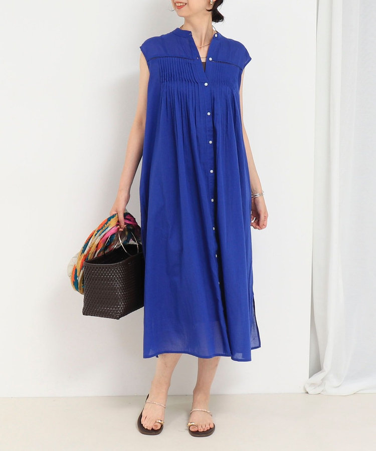 【最終価格】コットンボイル ノースリーブワンピース trim_ofnls_item670b0cf24d9f11f