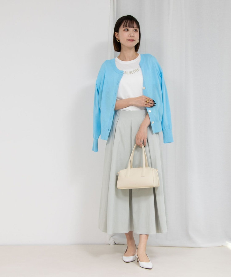 WEB限定 GW SPECIAL PRICE】タフタタックフレアスカート（4-0030