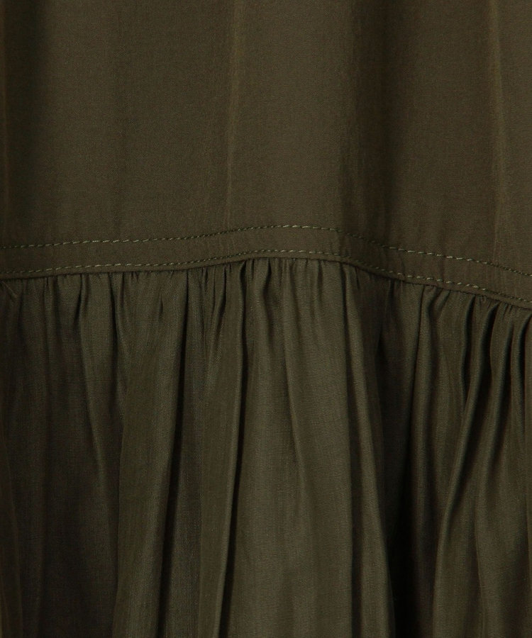 ギャザー切替スカート
