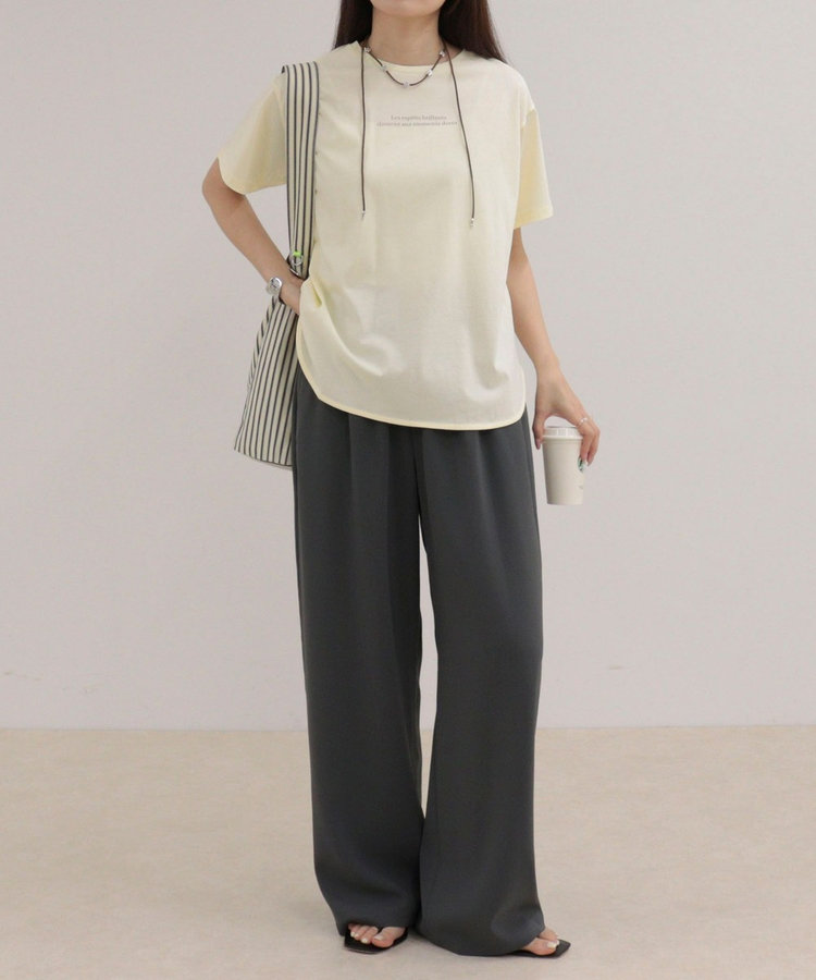 ［WEB限定 SPECIAL SALE！］【接触冷感】《低身長サイズ34有り》ドライポリイージーセミワイドパンツ