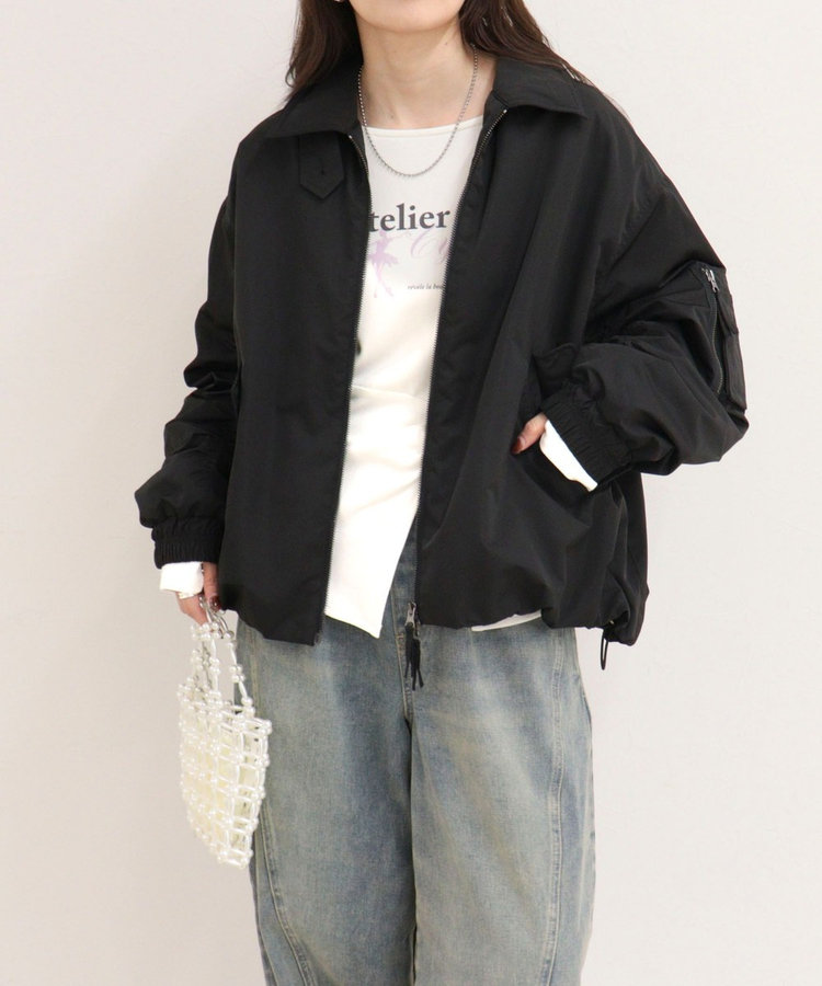 ［FREDY＆GLOSTER限定 TIME SALE！］2WAYカラーボリュームMA-1