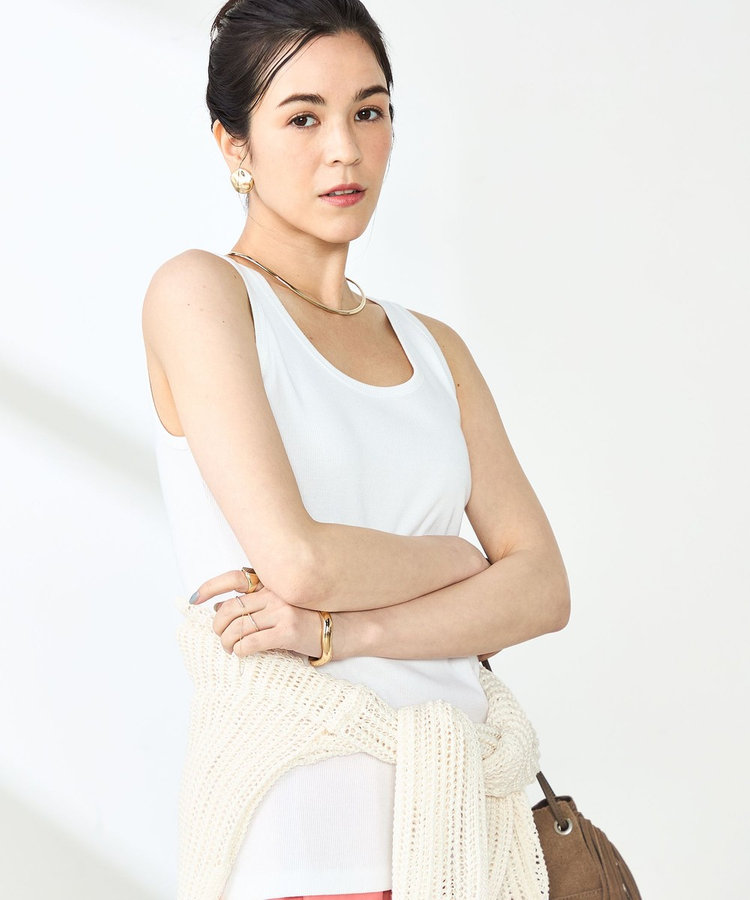 ［WEB限定 SPECIAL SALE！］ヴィンテージリブ2WAYタンクトップ