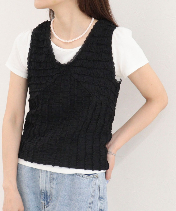 ［WEB限定 SPECIAL SALE！］カットレースタンク