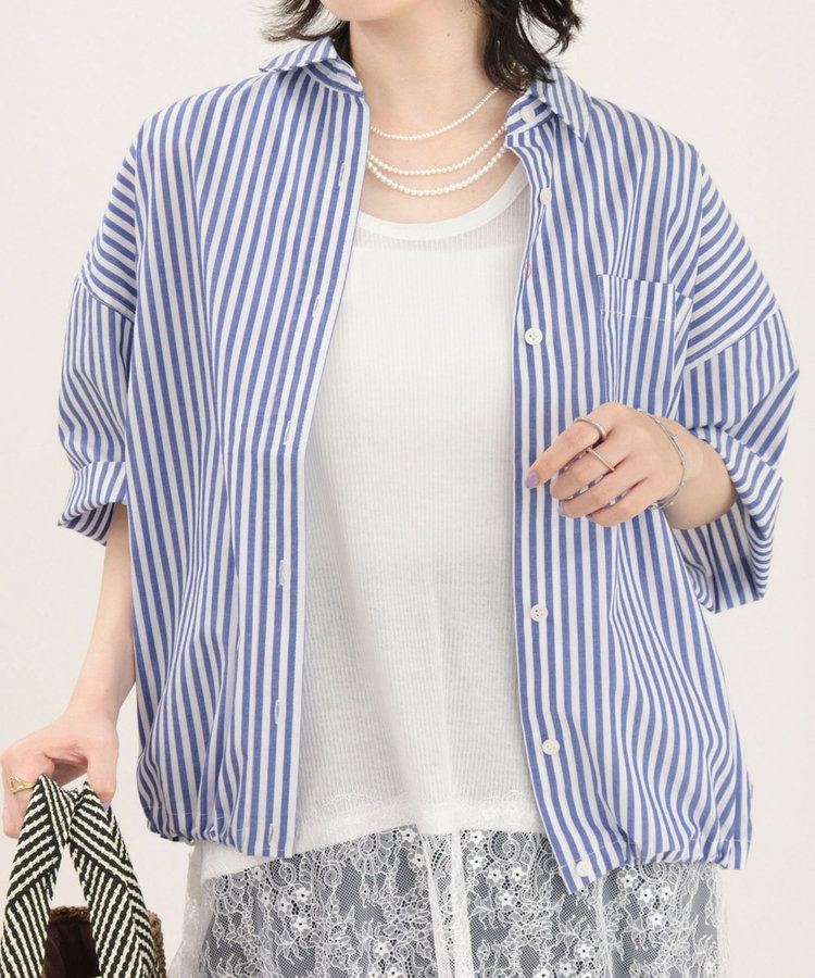 ［WEB限定 SPECIAL SALE！］【人気につき半袖Ver.で再登場】汗染み軽減加工COTTON半袖シャツブルゾン