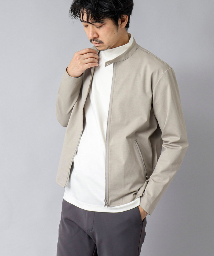 TES-GOLF COMFORTABLE PILE MOC NECK T-SHIRT / モックネック