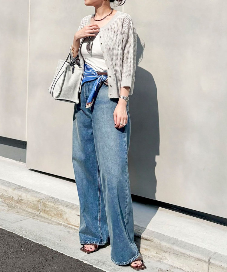 《4サイズ展開》【RM denim】ルーズワイドデニム