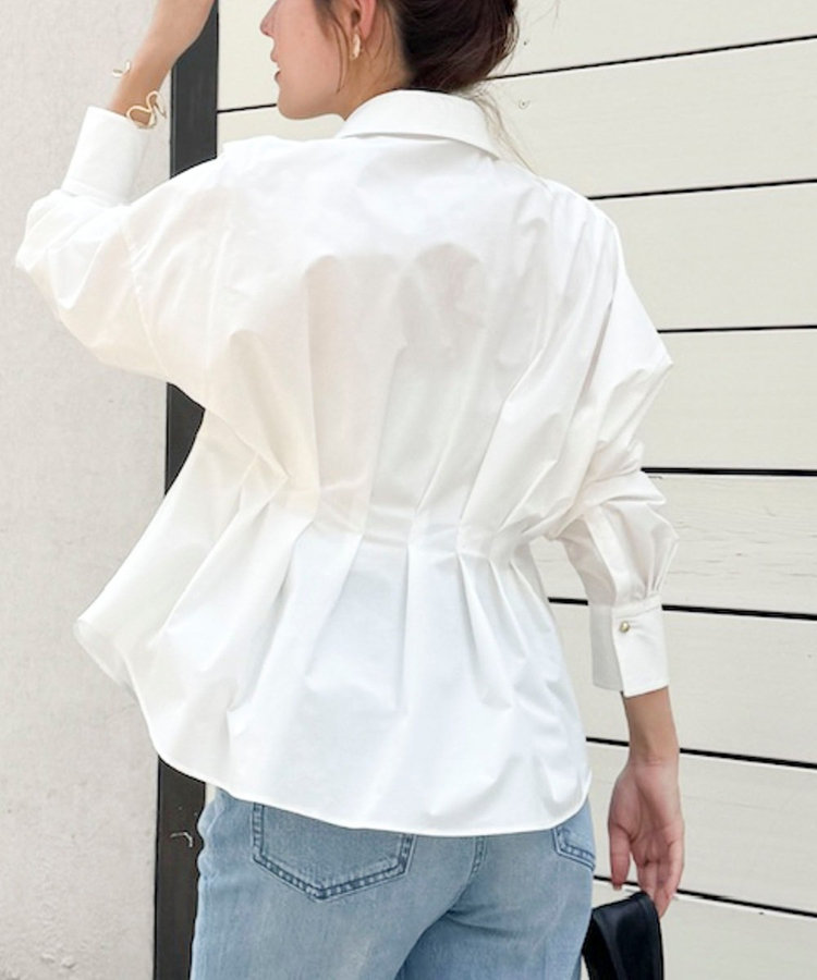 【WEB＆一部店舗限定カラー】ストレッチタフタスキッパータックシャツ