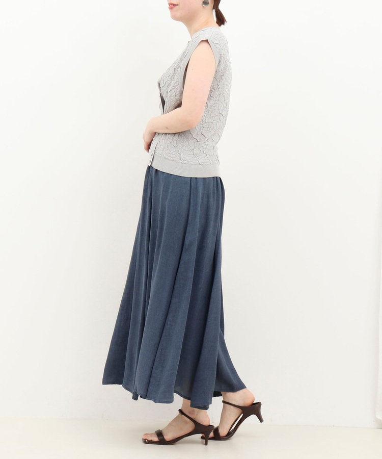 ふくれ編み2WAYベスト