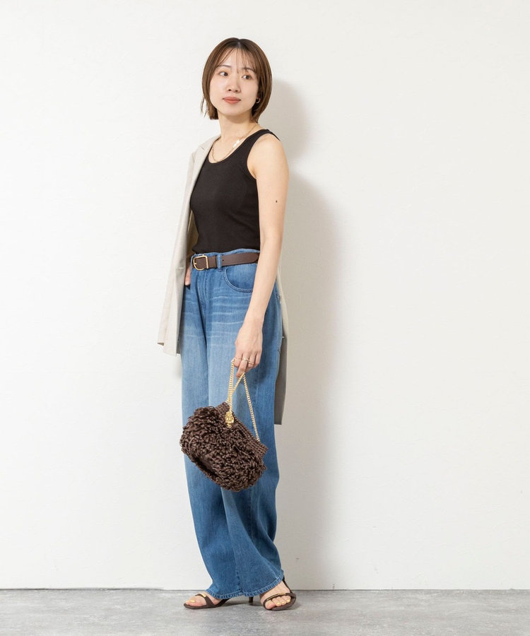 ［WEB限定 SPECIAL SALE！］ウォッシャブルカップ付きリブタンクトップ