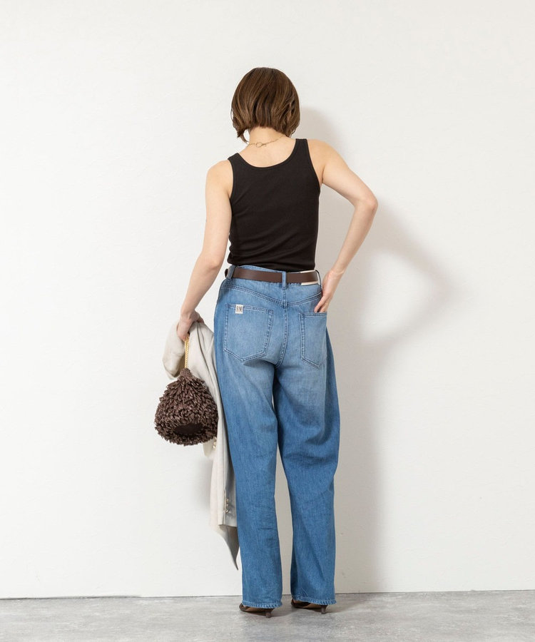 ［WEB限定 SPECIAL SALE！］ウォッシャブルカップ付きリブタンクトップ