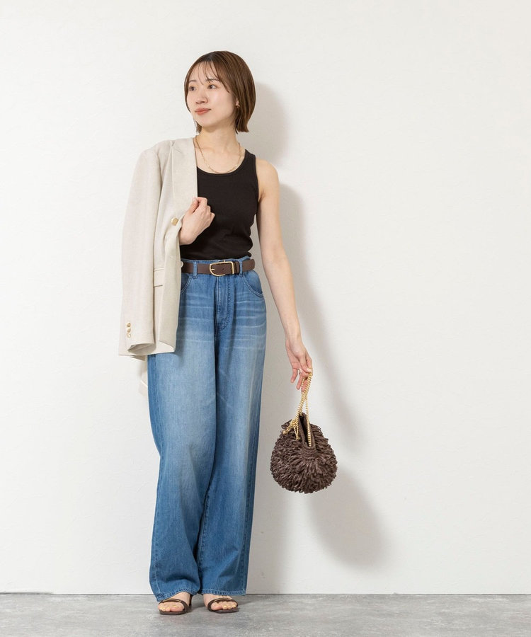 ［WEB限定 SPECIAL SALE！］ウォッシャブルカップ付きリブタンクトップ