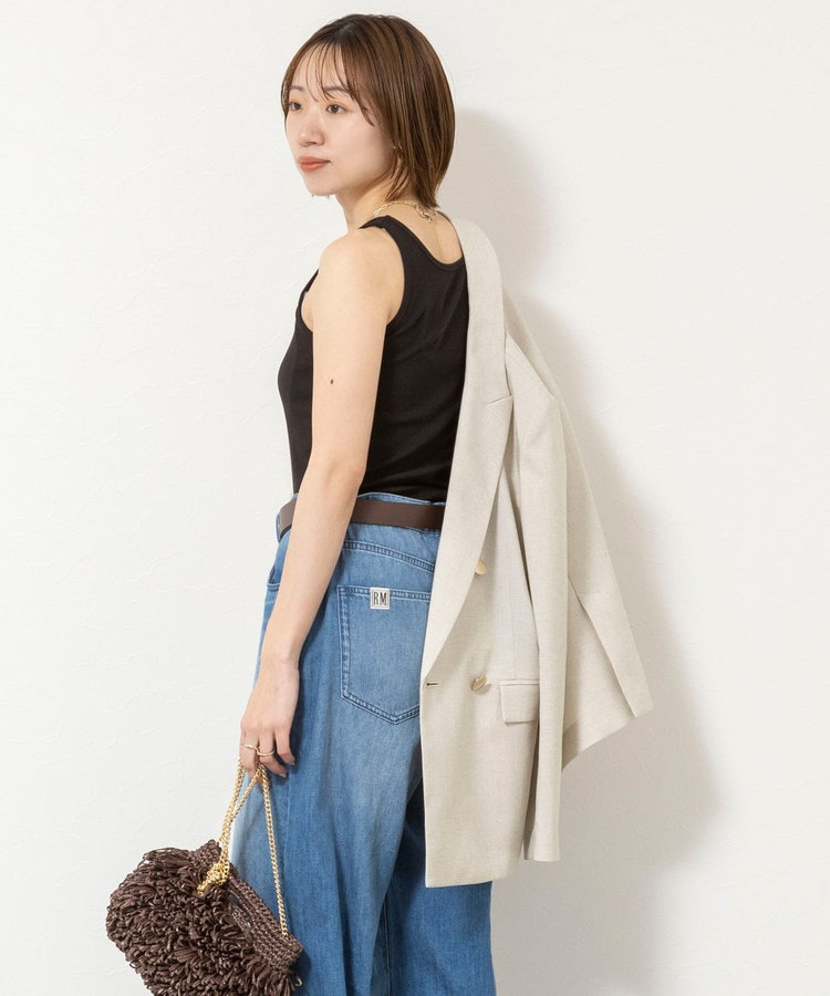 ［WEB限定 SPECIAL SALE！］ウォッシャブルカップ付きリブタンクトップ