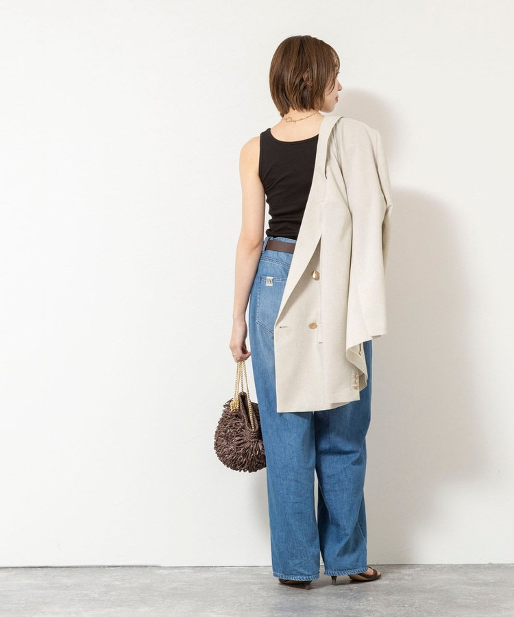 ［WEB限定 SPECIAL SALE！］ウォッシャブルカップ付きリブタンクトップ