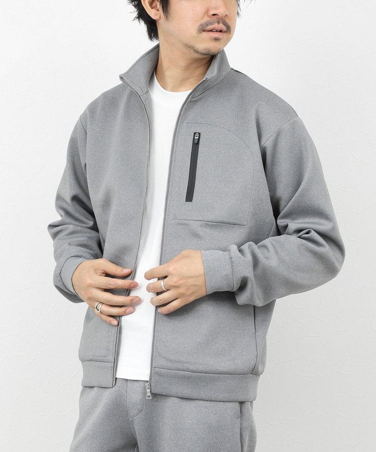 セットアップ対応》ダブルニットZIPスタンドカラー 26SS（6-0086-1-53