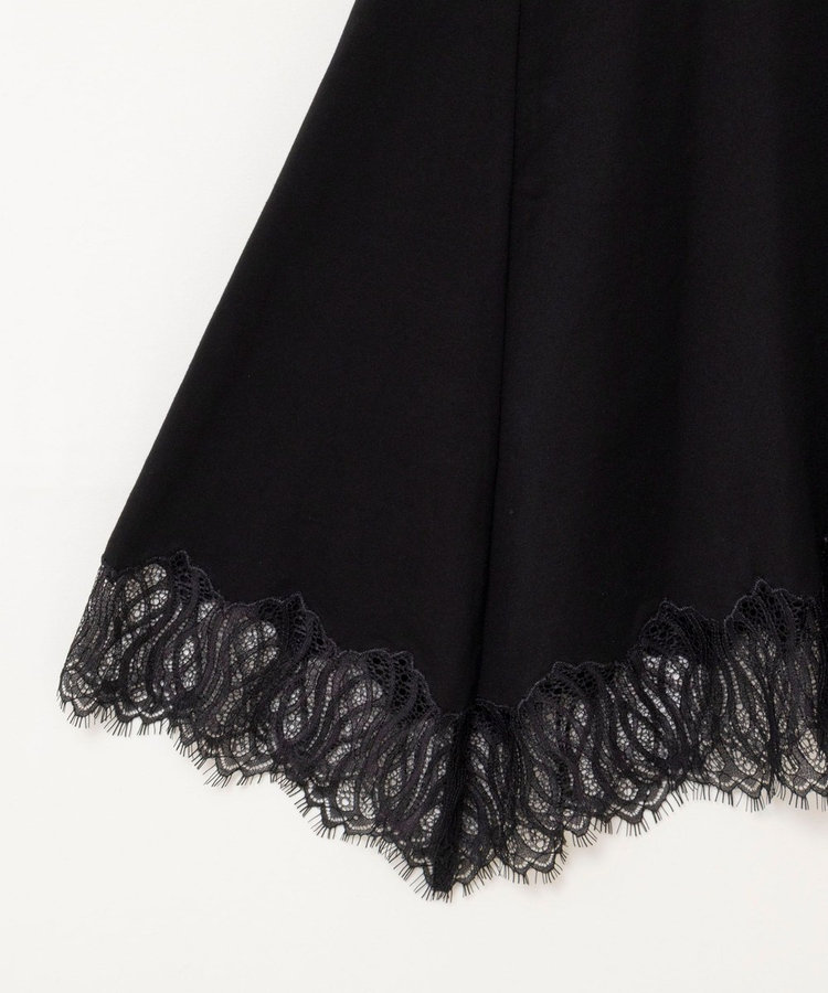 【WEB限定】ウォッシャブルヘムレースカットソー