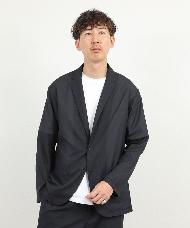 《ビジカジ/セットアップ対応》軽量シアーリップストップ ジャケット 26SS
