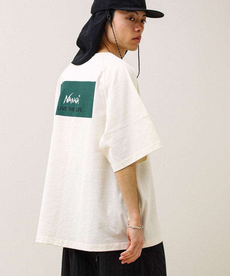 【NANGA×GLOSTER】別注2 Raglan Backprint Tee